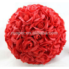 Passionate red artificial rose balls for wedding